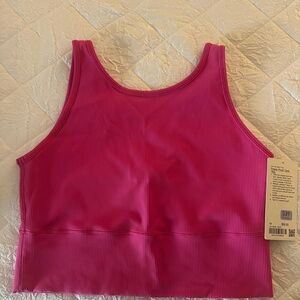 lululemon athletica Fuchsia Ribbed Tank Top